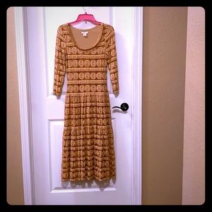 Sundance 3/4 sleeve maxi lace dress S
